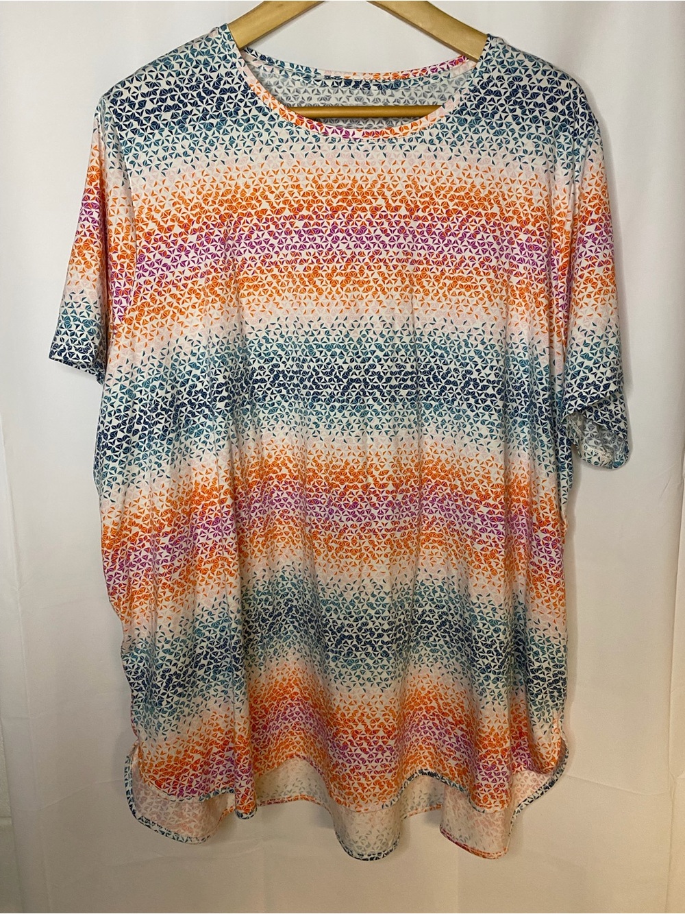 Lands’ End short sleeve tunic T shirt women’s plus size 3X